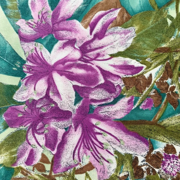 TROPICAL vintage scarf. Italian designer. - Picture 9 of 12